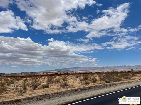 WATER METER ALREADY ON PROPERTY! If you are buying vacant land to build, getting the water to the property and a water meter installed can be a huge expense. If you are looking to build in Joshua Tree, this lot is ready to go! This lot is close to ex...