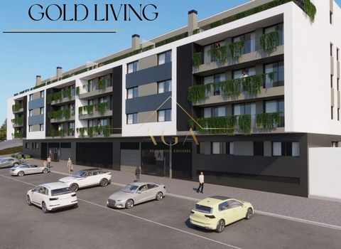 Gold Living is a new development consisting of 44 fractions, spread over 5 floors with typologies T0, T1, T1+1, T2 and T3. An enterprise that stands out for its balance between nature and the industrial world and also for the proximity of quick acces...