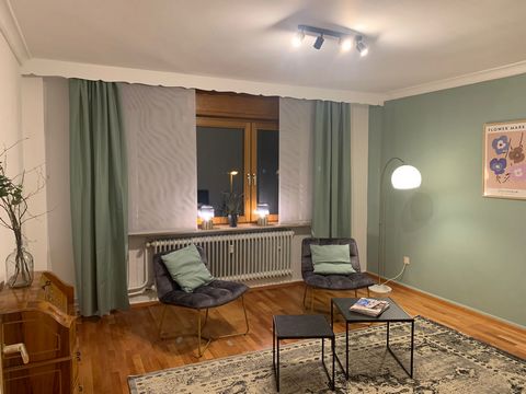 Large apartment - 80 sqm - with 2 rooms, great open kitchen with place for earting and adjoining balcony in a quiet three-family house. A total of 4 people can live there. The apartment is fully equipped. A washing machine is also available. Parking ...