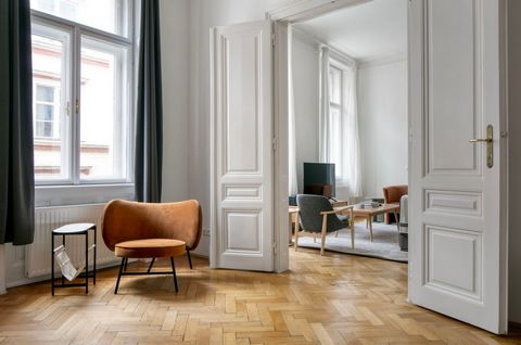 Discover the best of Vienna, with this three-bedroom 1st district – Innere Stadt apartment with balcony views over the city. It’ll be easy to simply show up and start living in this stylishly furnished apartment with its fully-equipped kitchen, brigh...