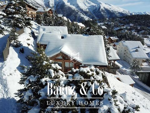 The Be Happy chalet is located in an exceptional setting in Auron, this new 423 m² chalet offers a luxurious living experience. With 4 bedrooms and 4 bathrooms, on a generous plot of 1,737 m², it features wellness facilities, including a swim spa, sa...