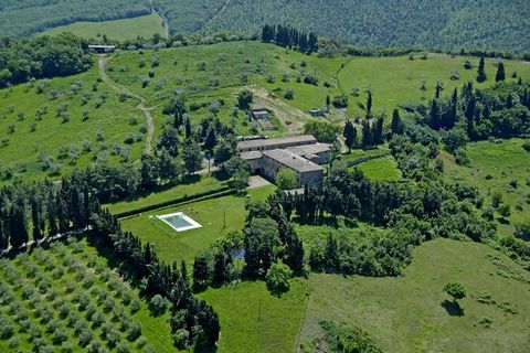 Stay in this 1-bedroom holiday home in Volterra enjoying the Tuscan landscape. It accommodates a family of 3 with children and offers a shared swimming pool, terrace, and barbecue. There is a sandy path in front of the home and cypress trees along th...