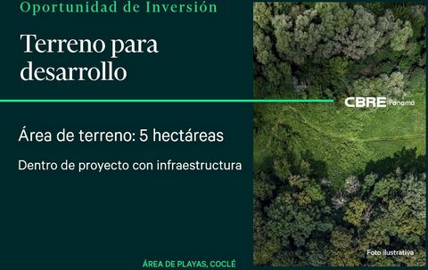 Grundstück zur Bebauung im Strandbereich in Coclé, Panama Landfläche: 5 Hektar Innerhalb des Projekts mit Infrastruktur Objekt Nr.1479