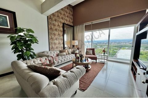 Appartamento a un piano in Condominio Dukana, Guachipelín, Escazú. Un livello. Soggiorno, sala da pranzo e cucina integrati (include ventilatori e cappa aspirante), 1/2 bagno per gli ospiti, balconi, lavanderia, camera di servizio con bagno completo....