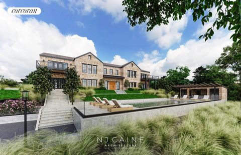 Architectural Renderings. Home is under construction and will be ready for the 2025 season. Contact for most recent status! Perched up high with panoramic views overlooking Peconic Bay, this newly constructed Hamptons masterpiece sits on 2.1 +/- lush...