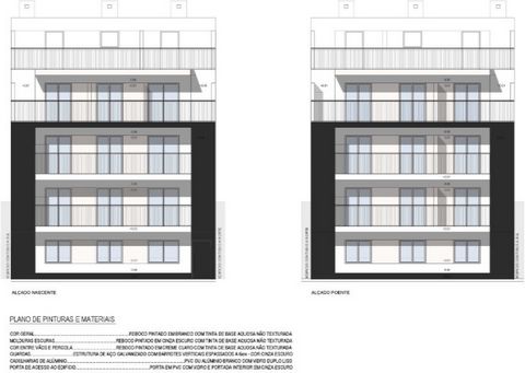 Die Wohnung T3 befindet sich im zweiten Stock eines Gebäudes mit einem im Bau befindlichen Aufzug im zentralen Bereich von Vila Real de Santo António. Es ist nach Osten ausgerichtet und besteht aus einer Eingangshalle, einem Badezimmer, einer Küche u...