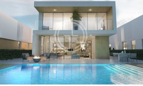 Lot for the construction of an individual residence, with a modern design, located in the new urbanization in Vale das Almas, 5 minutes from Faro International Airport and Faro Beach. The lot has an area of 433m2 and 243m2 of construction area, distr...