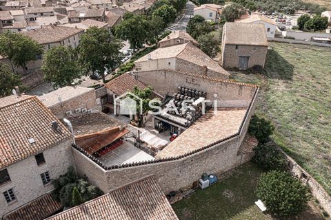Ensemble Immobilier à Lagrasse, appartements, murs commerciaux et locaux.