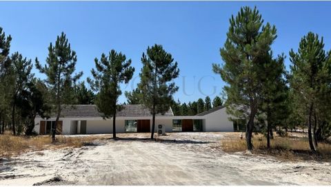 Just over an hour from Lisbon, where nature embraces the Atlantic and dunes stretch towards untouched beaches, stands this exceptional single-storey 3-bedroom villa with 440 m² a unique retreat where luxury, simplicity, and nature coexist in perfect ...