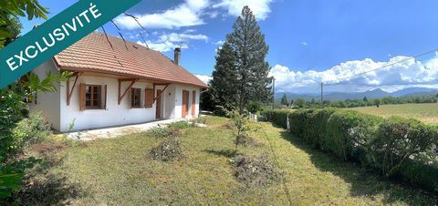 Plain pied sur 1200m² de terrain à Ceyzérieu