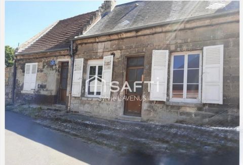 A BLERANCOURT, MAISON EN PIERRE DE 70 M2 AVEC GRENIER, 2 CAVES ET DÉPENDANCE, SUR SON TERRAIN CLOS DE 784 M2.
