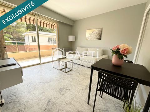 Charmant 2 pièces avec large terrasse (15m2) à 15 minutes à pieds du Palais des Festivals