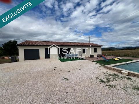 Située à Salasc (34800) à proximité du magnifique lac du Salagou , cette villa de plain-pied a l'avantage d'être dans un quartier calme et résidentiel. Le terrain spacieux de 945 m² offre un jardin clos et arboré , une agréable terrasse et une piscin...