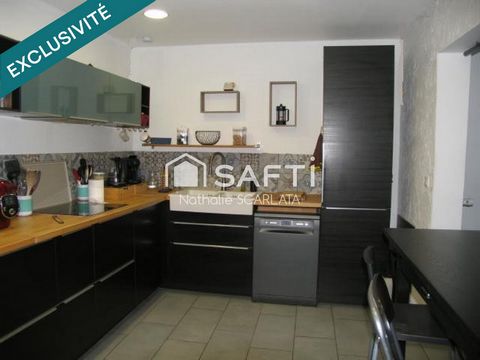 MAISON en pierre RENOVEE de 160 m² habitables avec 3 chambres, terrasse, grange, garage