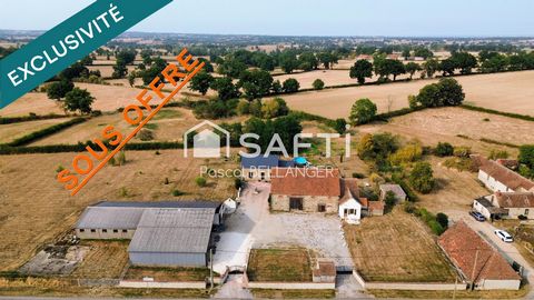 18kms de A71 et A79 et 13 kmsde St Pourçain sur Sioule. Ancienne exploitation agricole de 2,8 hectares, habitable de suite, idéalement située au Theil.