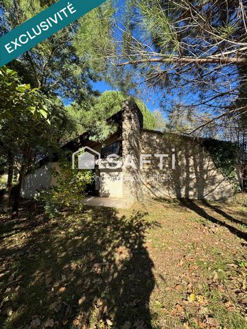 Maison avec garage et jardin proche village