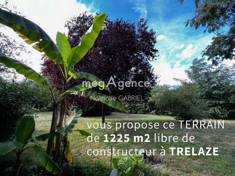 Terrain à bâtir de 1225 m2 libre de constructeur